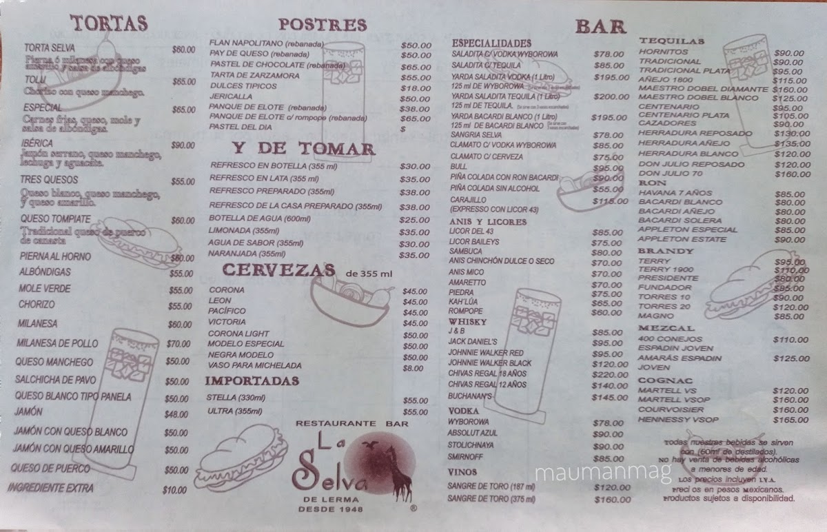 Tortas La Selva Lerma Menu - Image 4